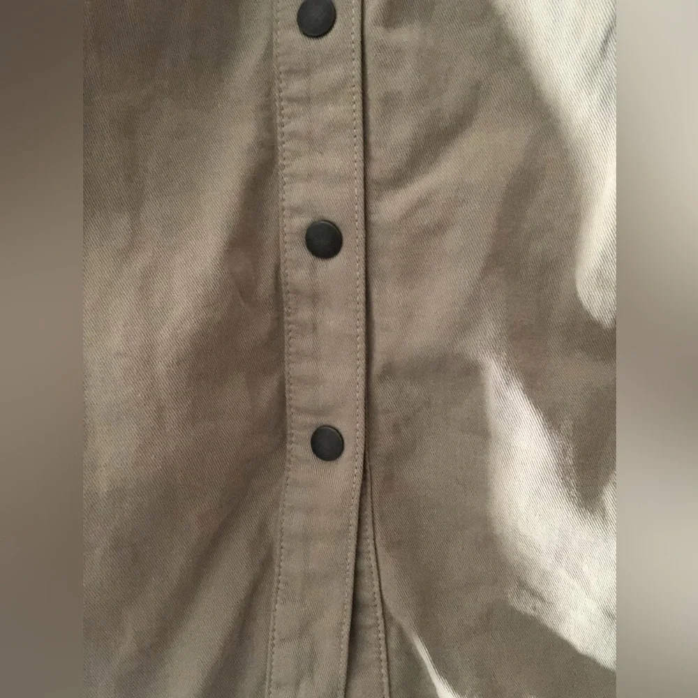 Sezane Clarina Skirt in Safari Beige Size 36 FR Cotton Button Up Midi Skirt - Picture 5 of 16